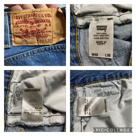 Levi’s 501 Button Fly Jeans Sz 40x30 - Picture 16 of 16